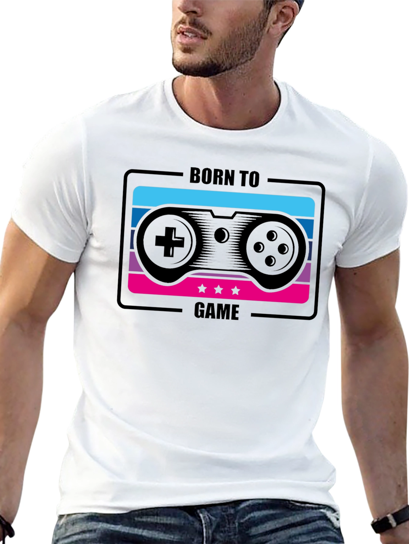 Born to Game Retro Controller T-Shirt