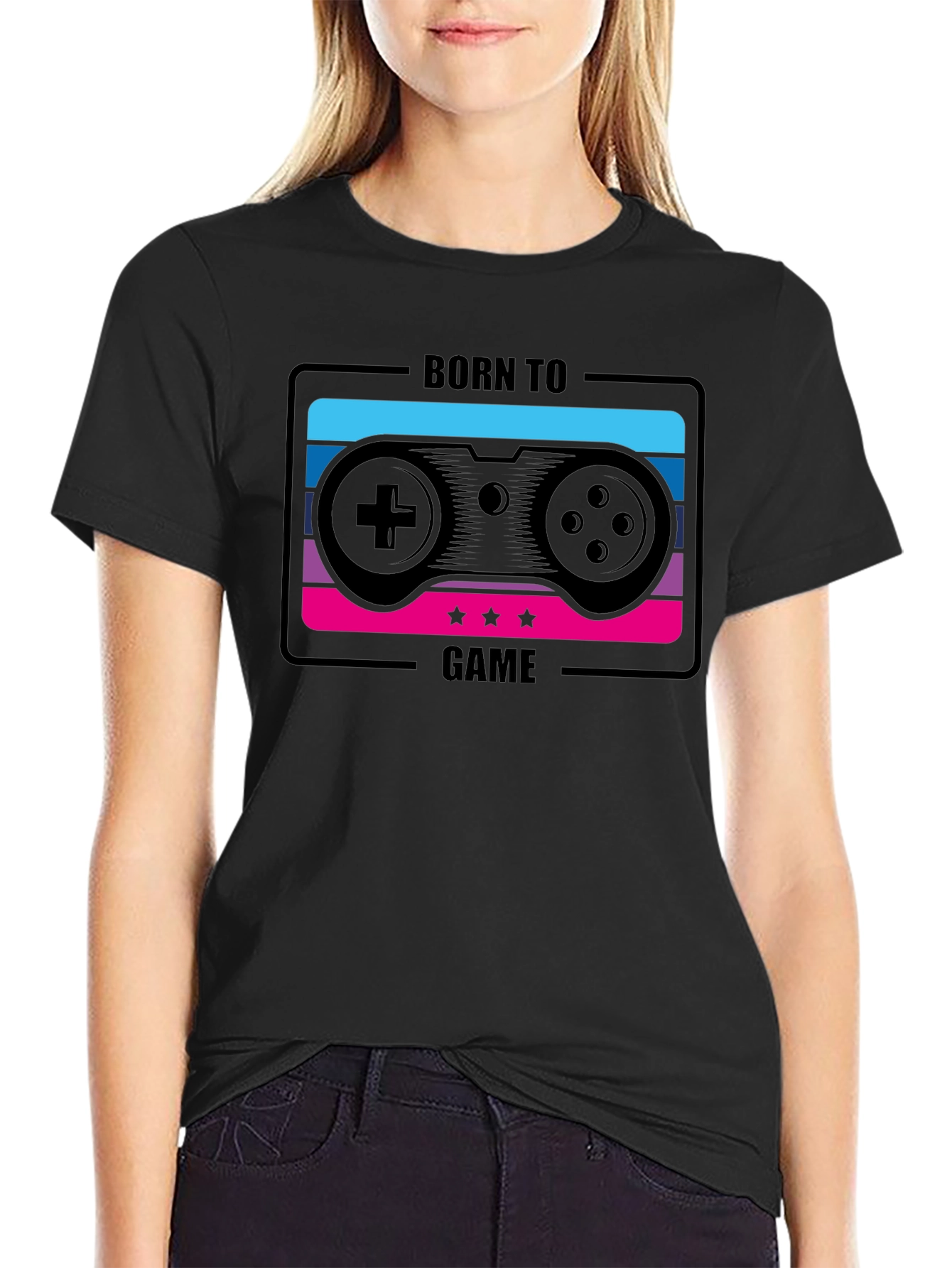 Born to Game Retro Controller T-Shirt