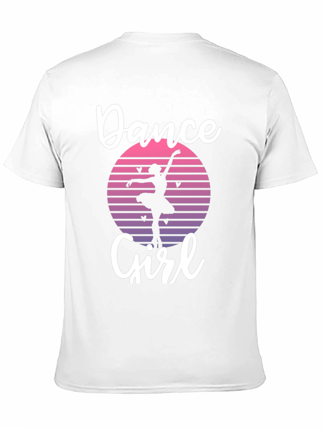 Dance Girl Graphic Tee - Stylish Black T-Shirt