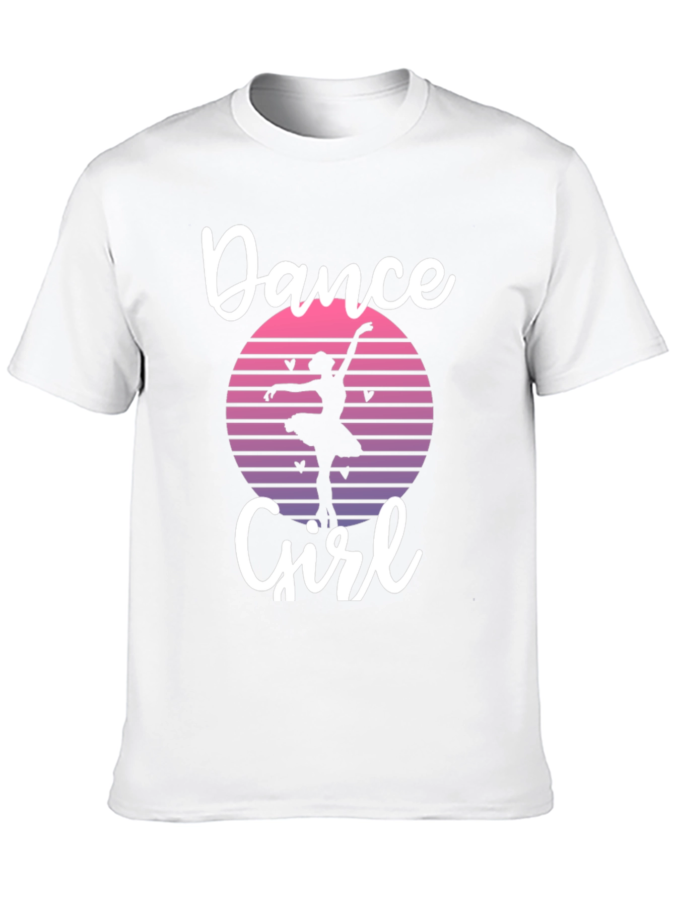 Dance Girl Graphic Tee - Stylish Black T-Shirt