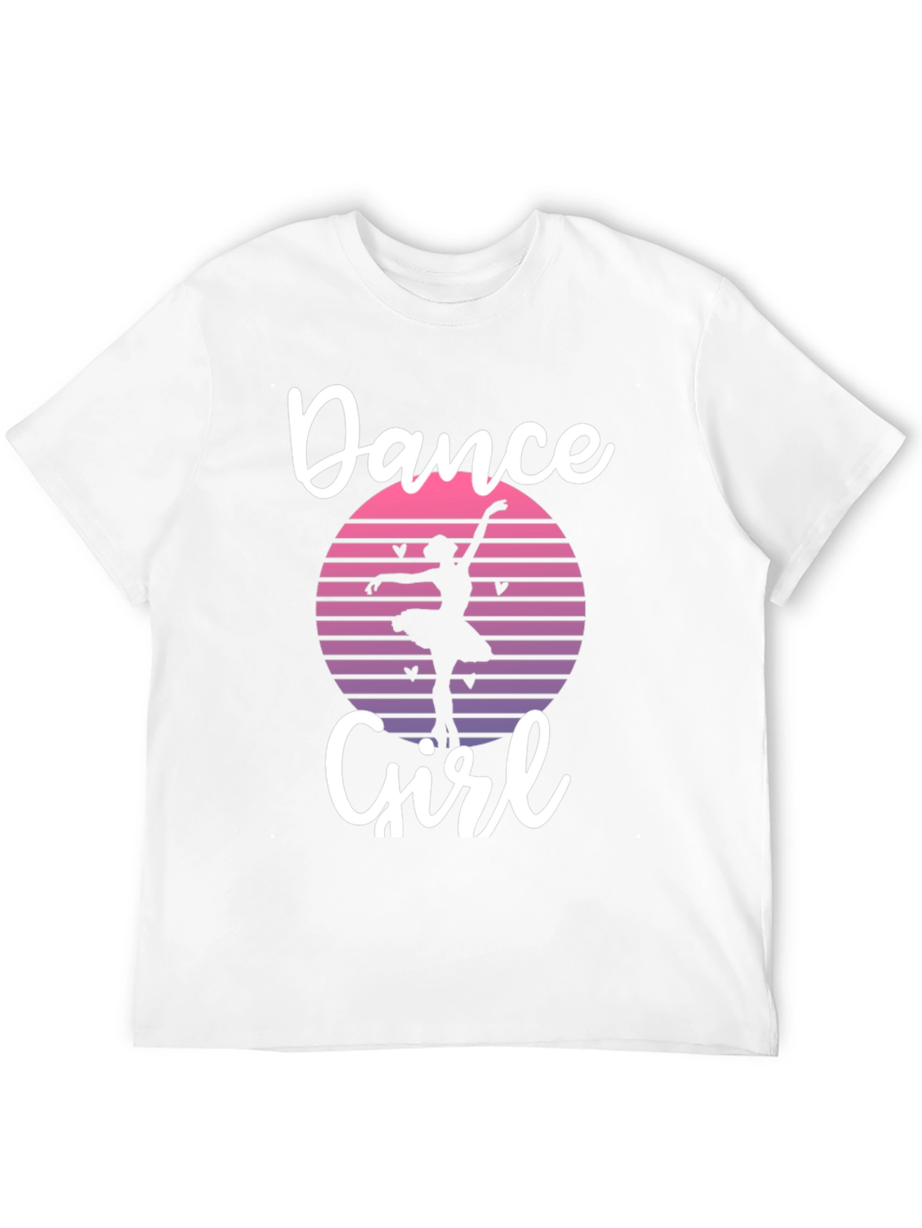 Dance Girl Graphic Tee - Stylish Black T-Shirt