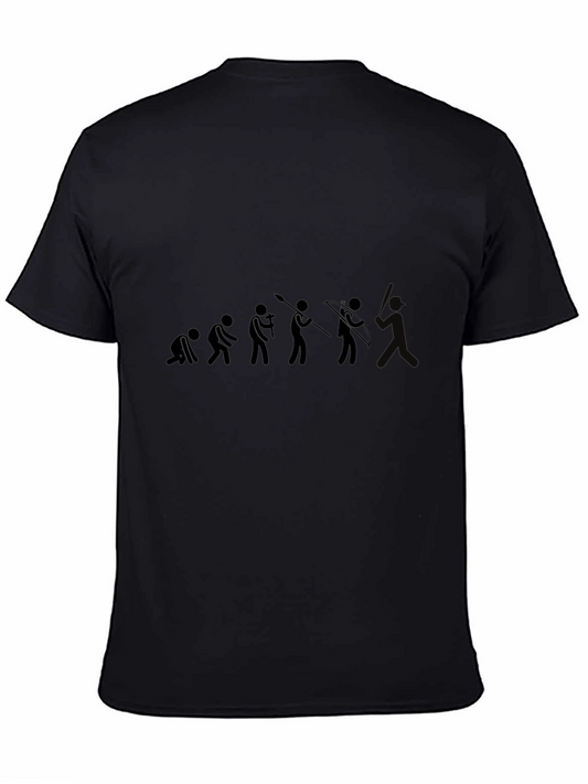 Evolution of Man Archery T-Shirt - Black