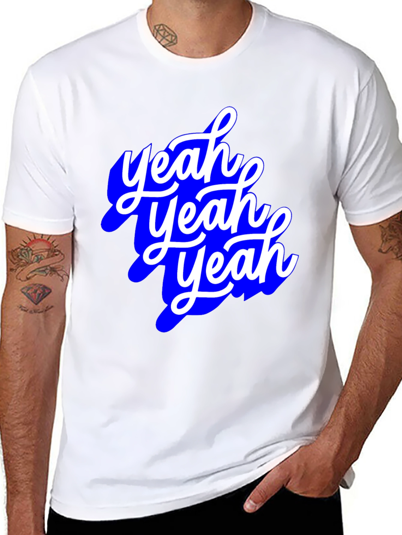 Yeah Yeah Yeah Graphic Tee - Mens Black T-Shirt