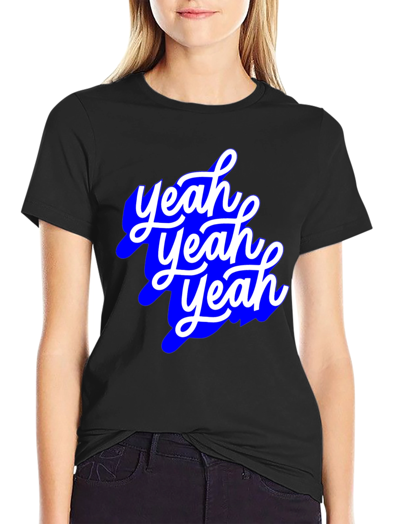 Yeah Yeah Yeah Graphic Tee - Mens Black T-Shirt