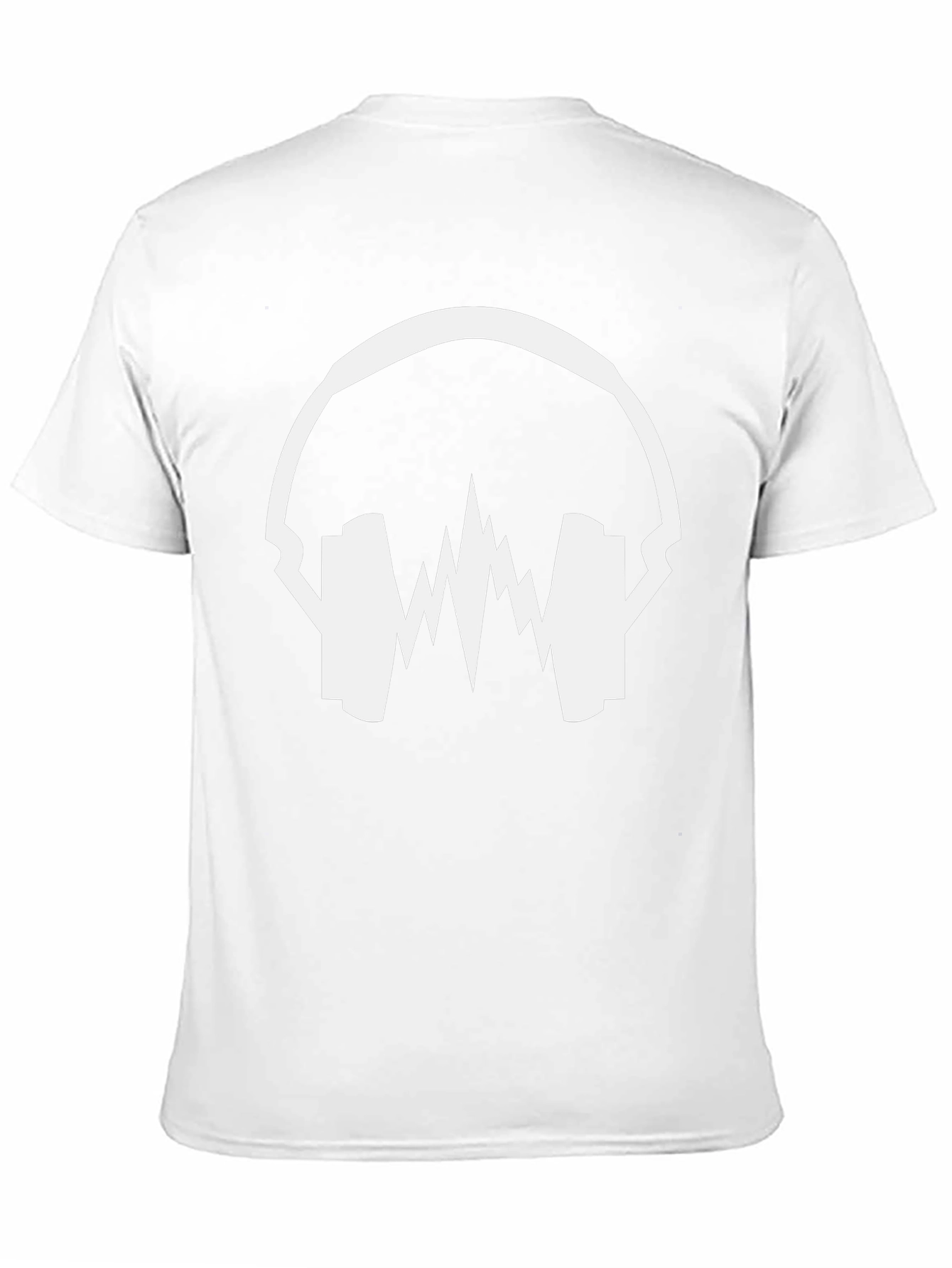 Soundwave Headphones Graphic Tee - Black Cotton T-Shirt