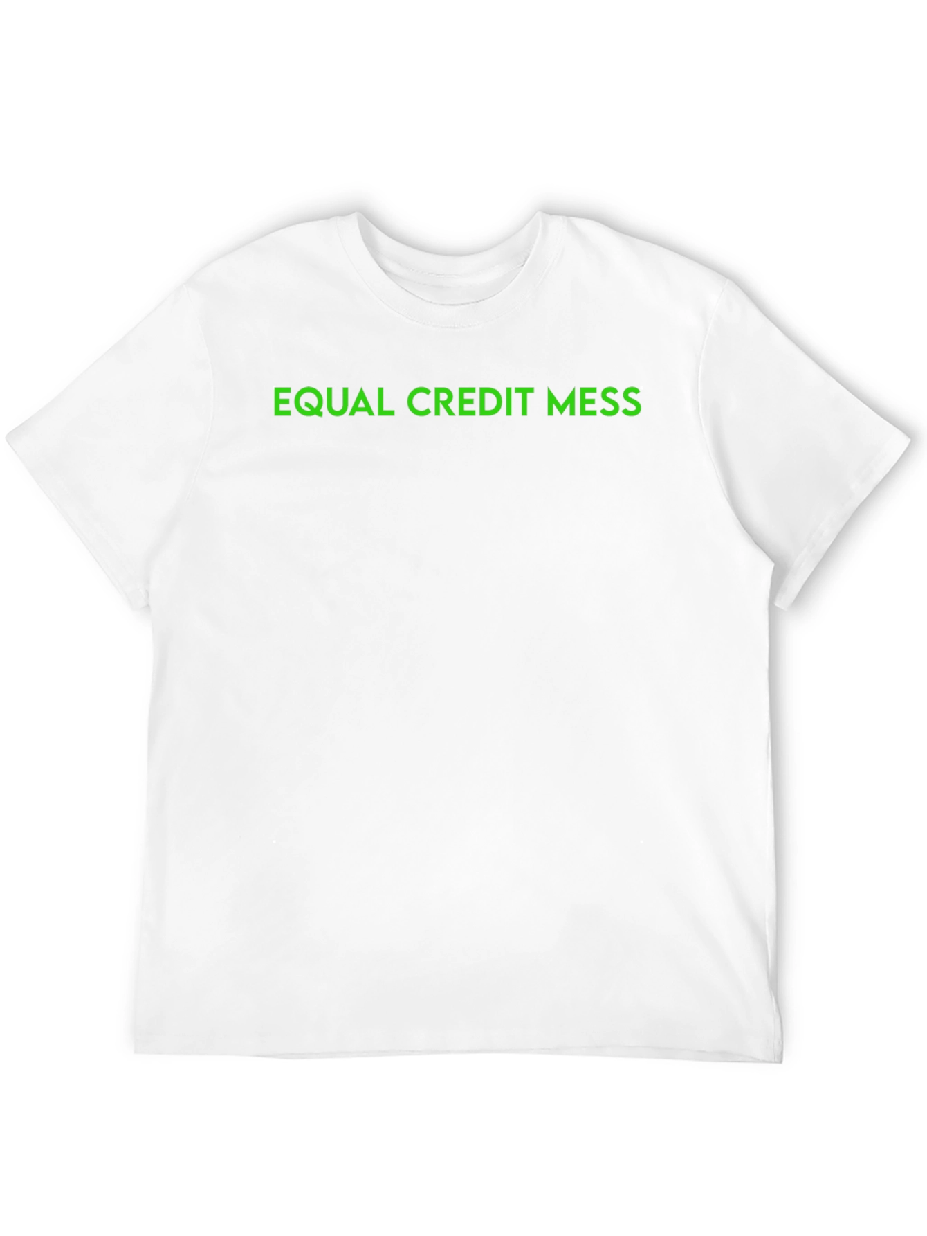 Equal Credit Mess T-Shirt - Black