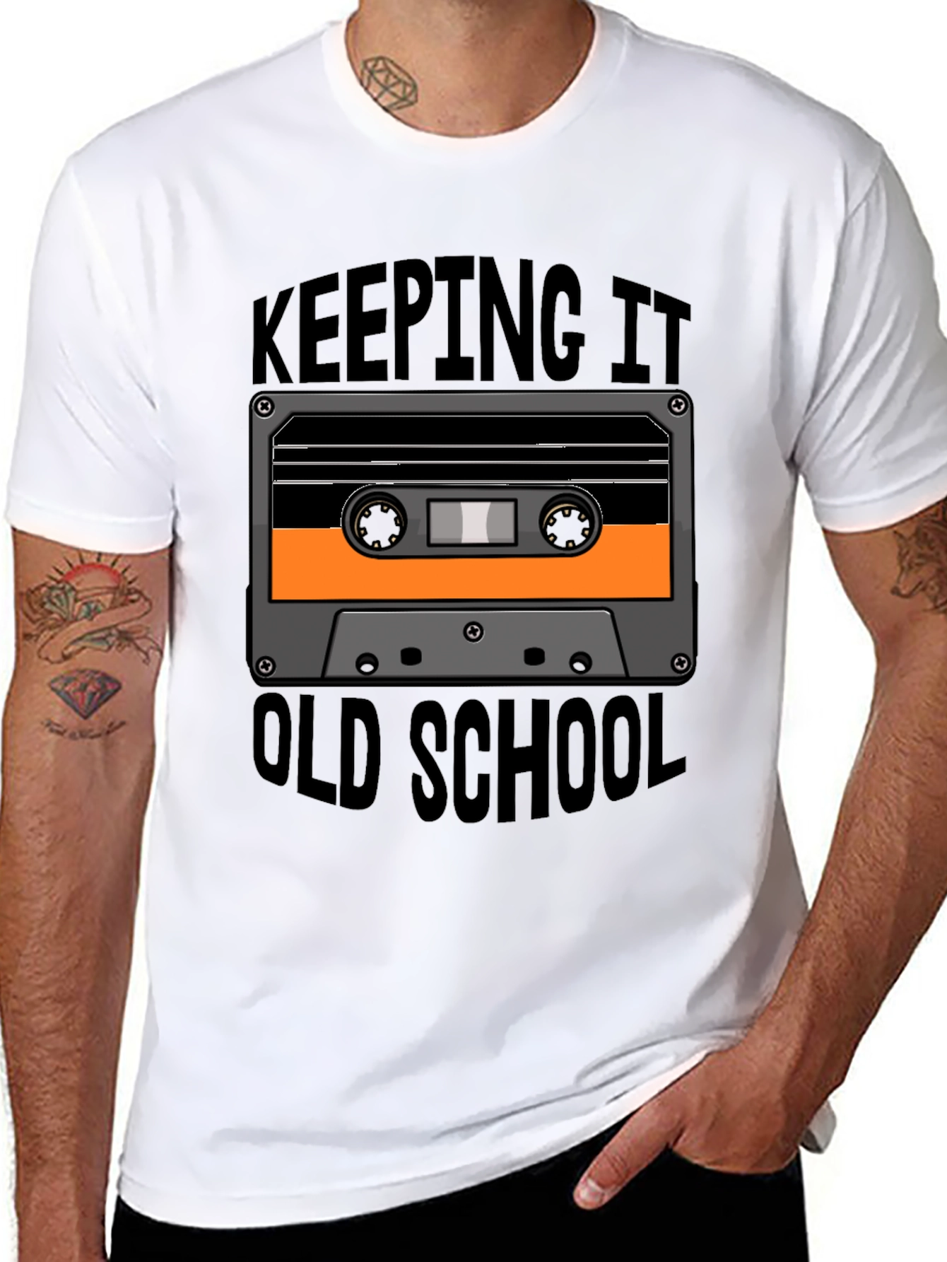 Retro Cassette Tape T-Shirt - Old School Cool