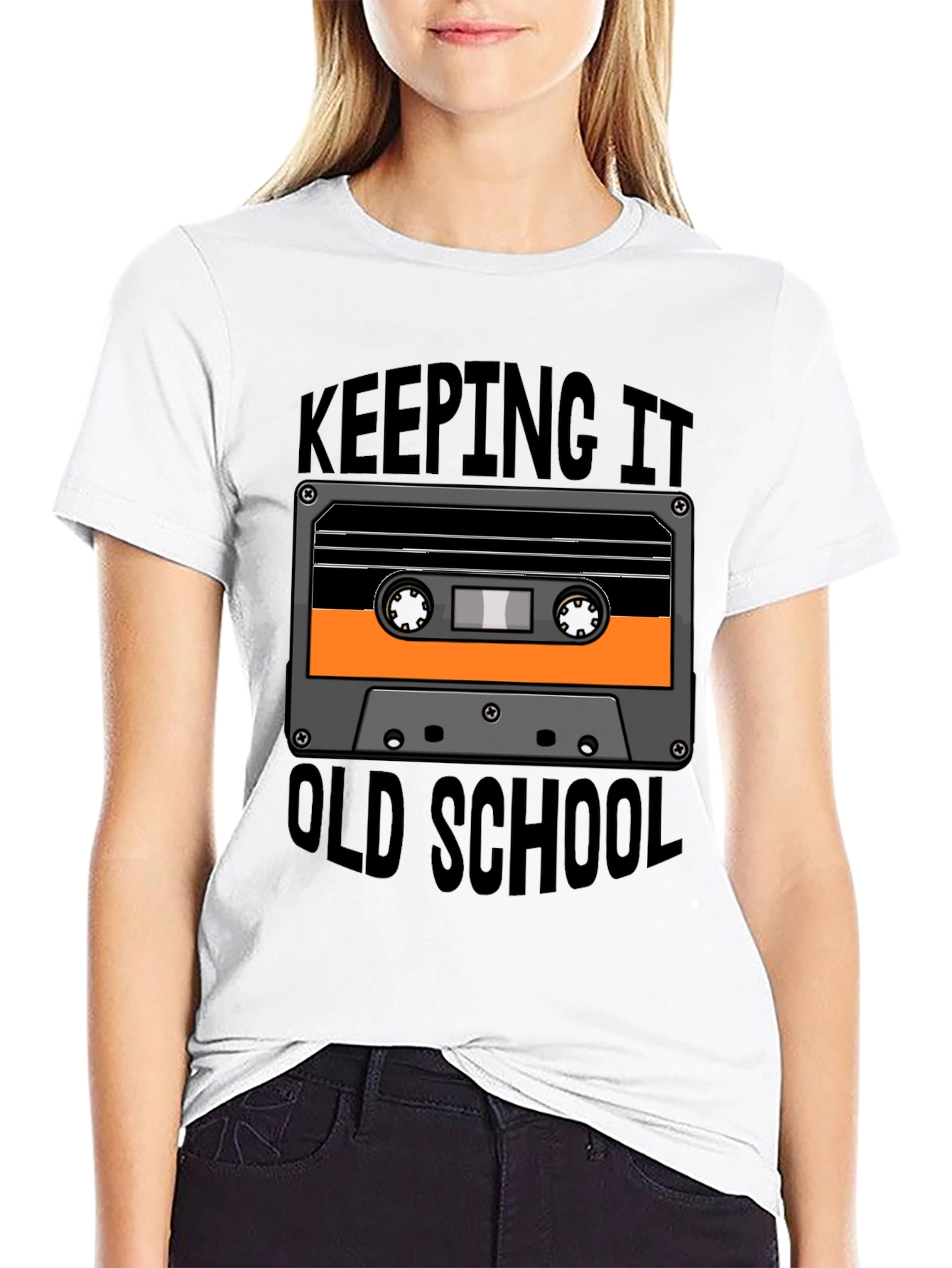 Retro Cassette Tape T-Shirt - Old School Cool