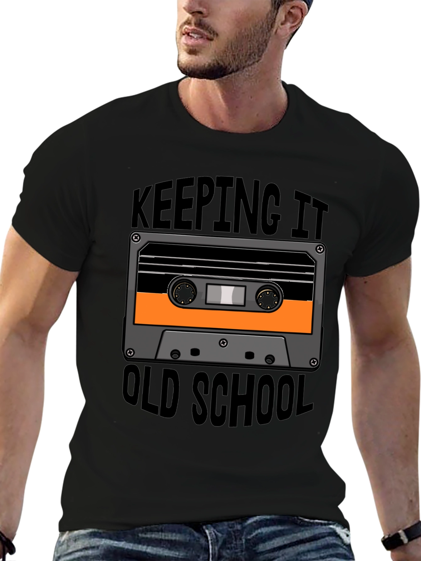 Retro Cassette Tape T-Shirt - Old School Cool
