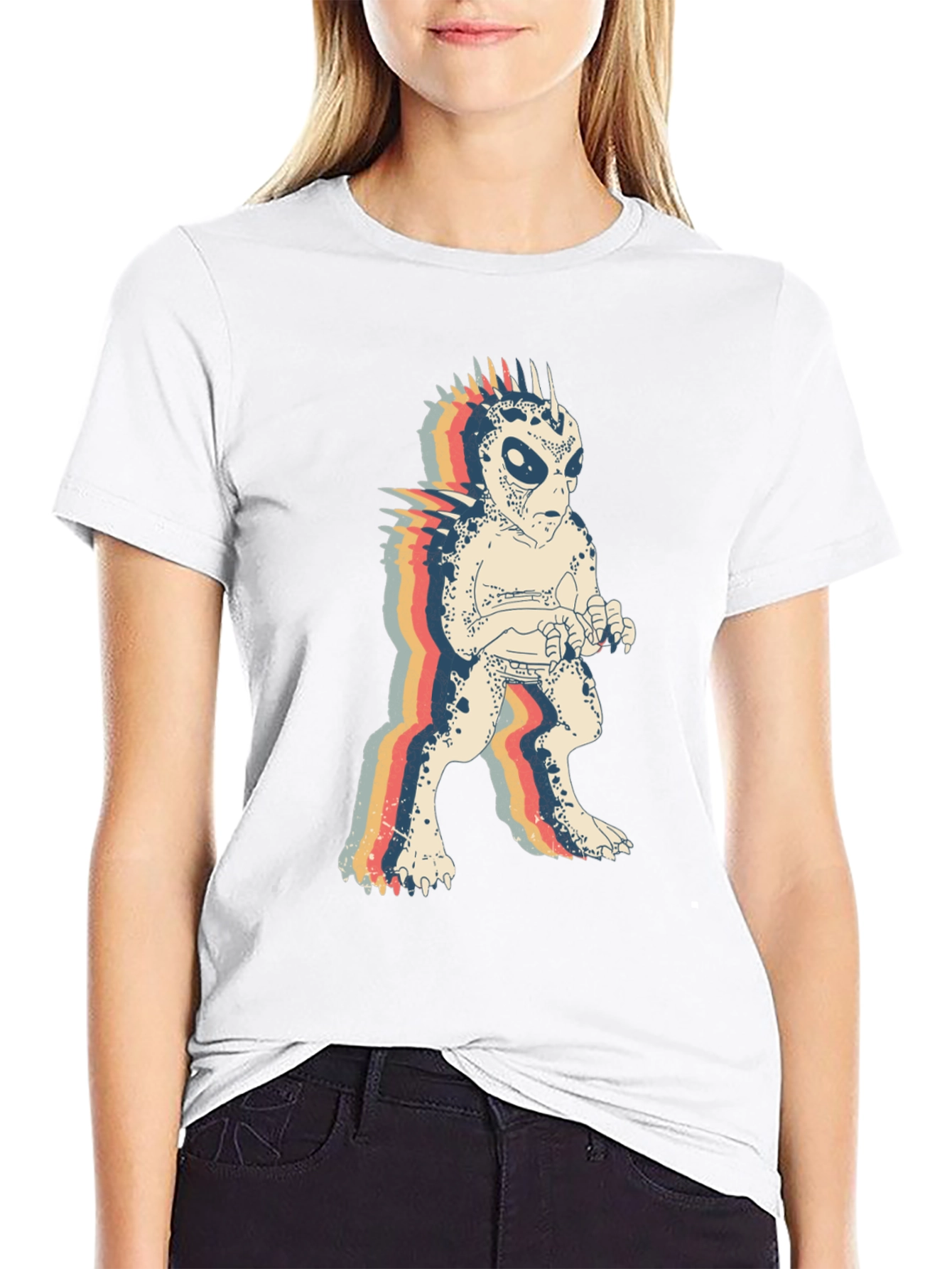 Retro Alien Monster Graphic Tee
