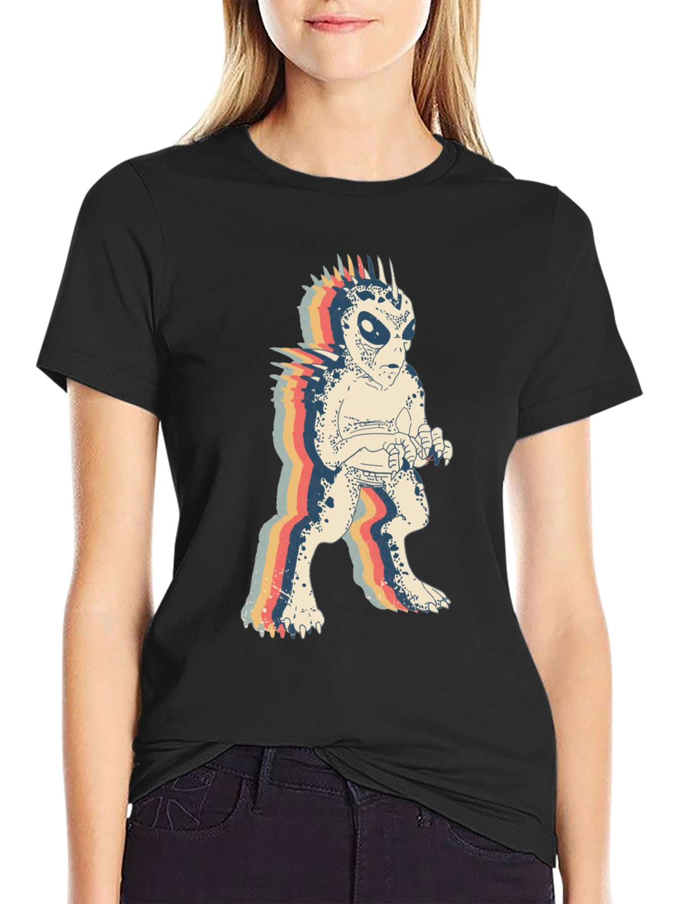 Retro Alien Monster Graphic Tee