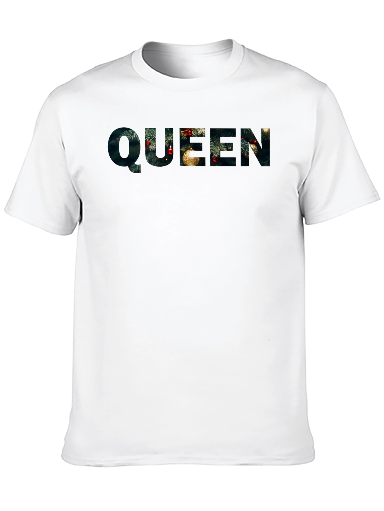 Queen Holiday T-Shirt Christmas Design