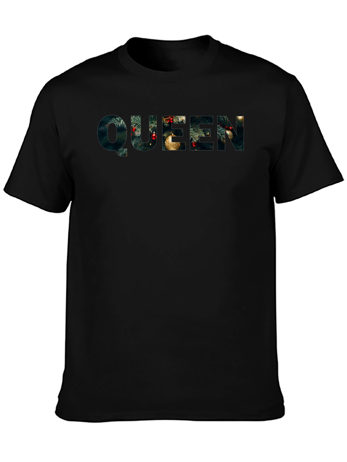 Queen Holiday T-Shirt Christmas Design