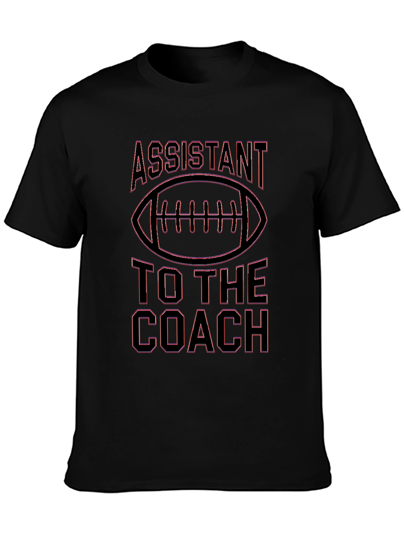 Assistant To The Coach Football Graphic T-Shirt