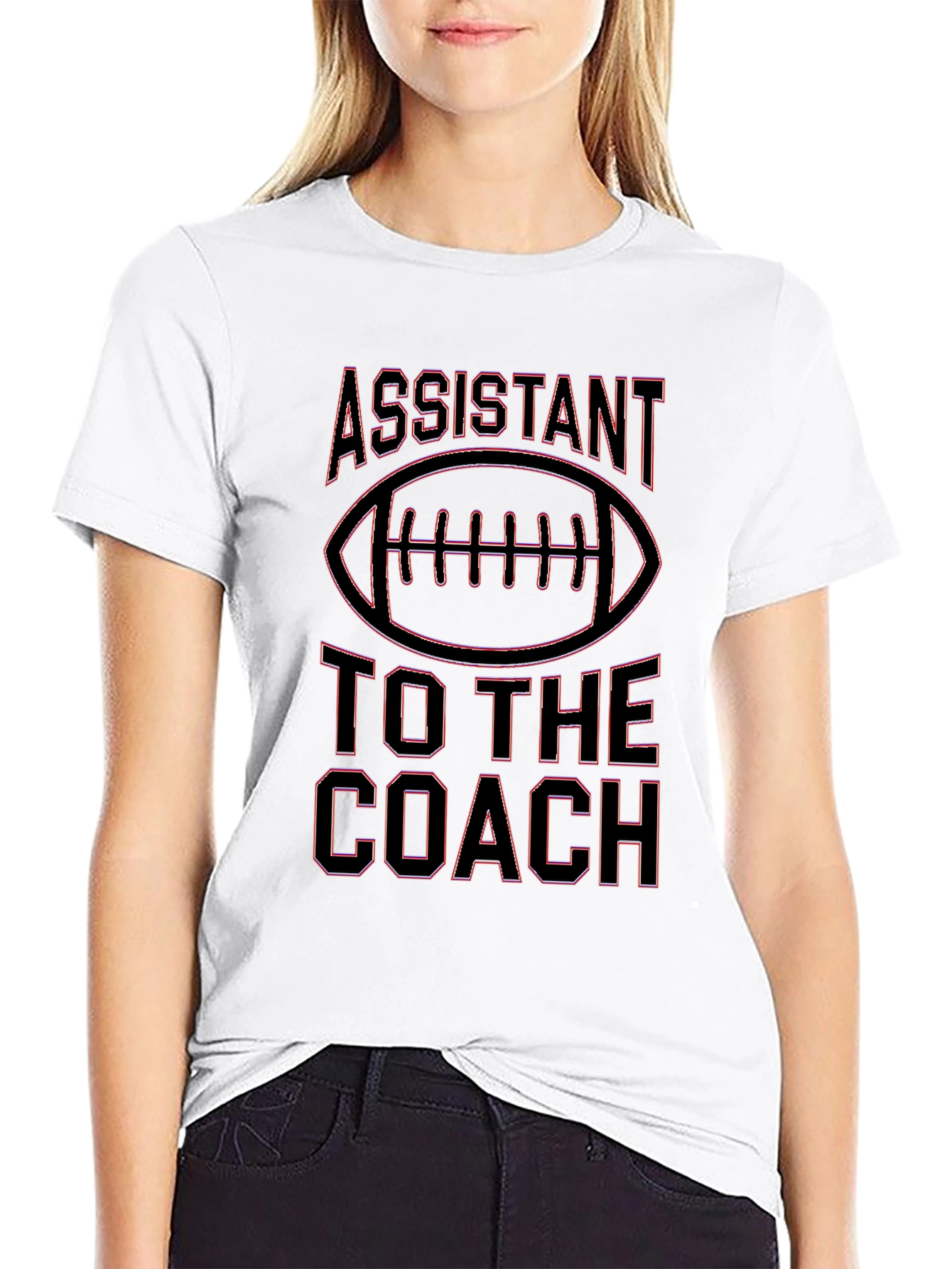 Assistant To The Coach Football Graphic T-Shirt