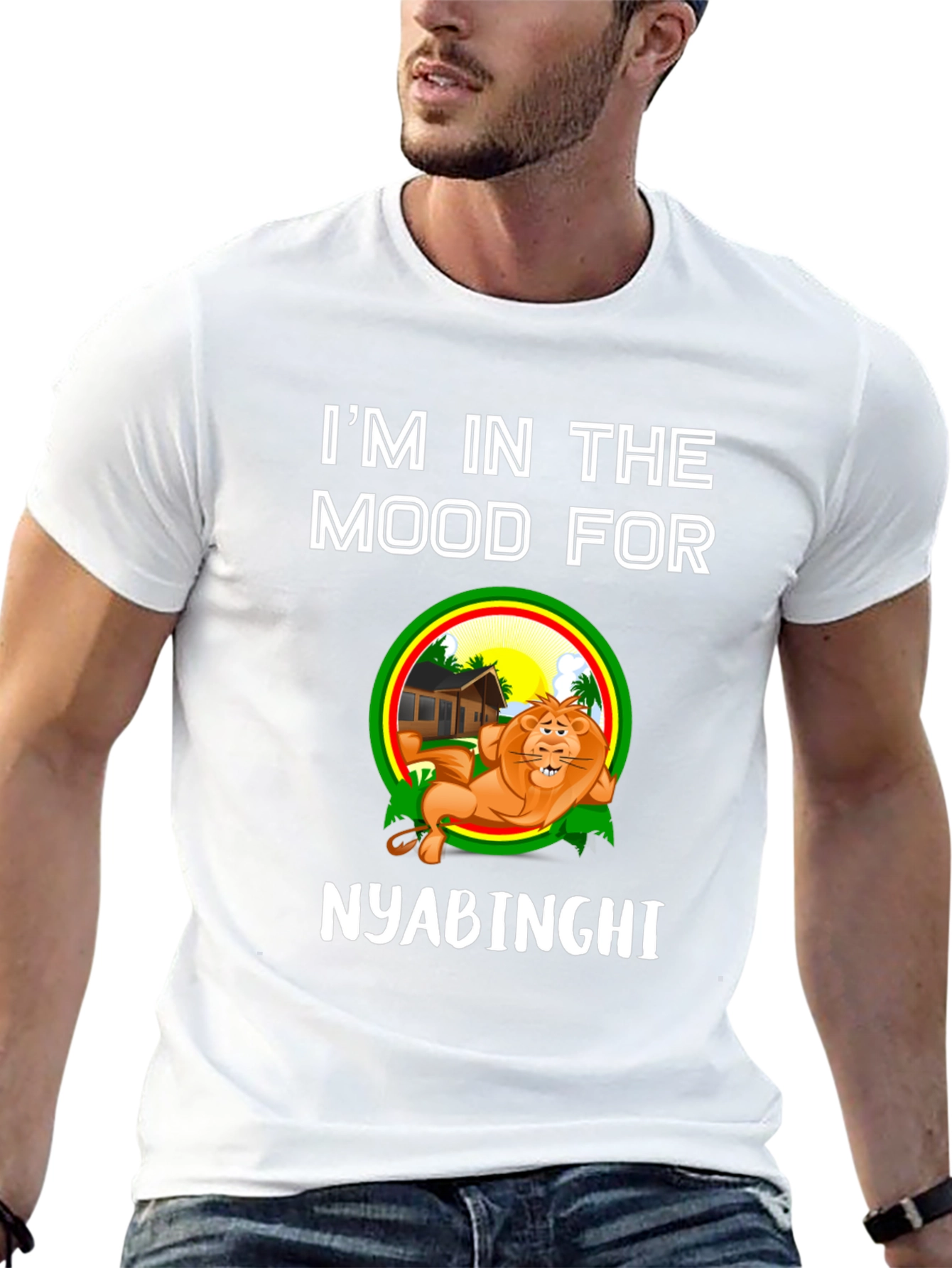 Nyabinghi Mood Lion Graphic Tee