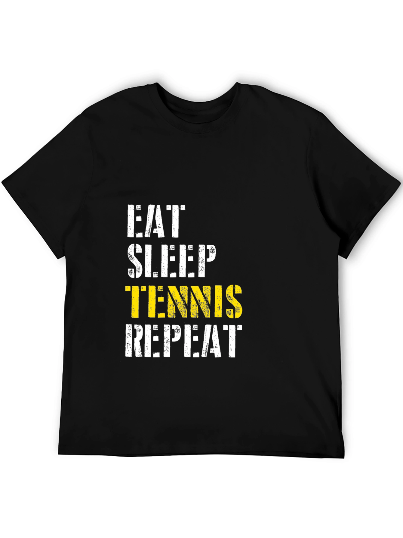 Eat Sleep Tennis Repeat Graphic T-Shirt