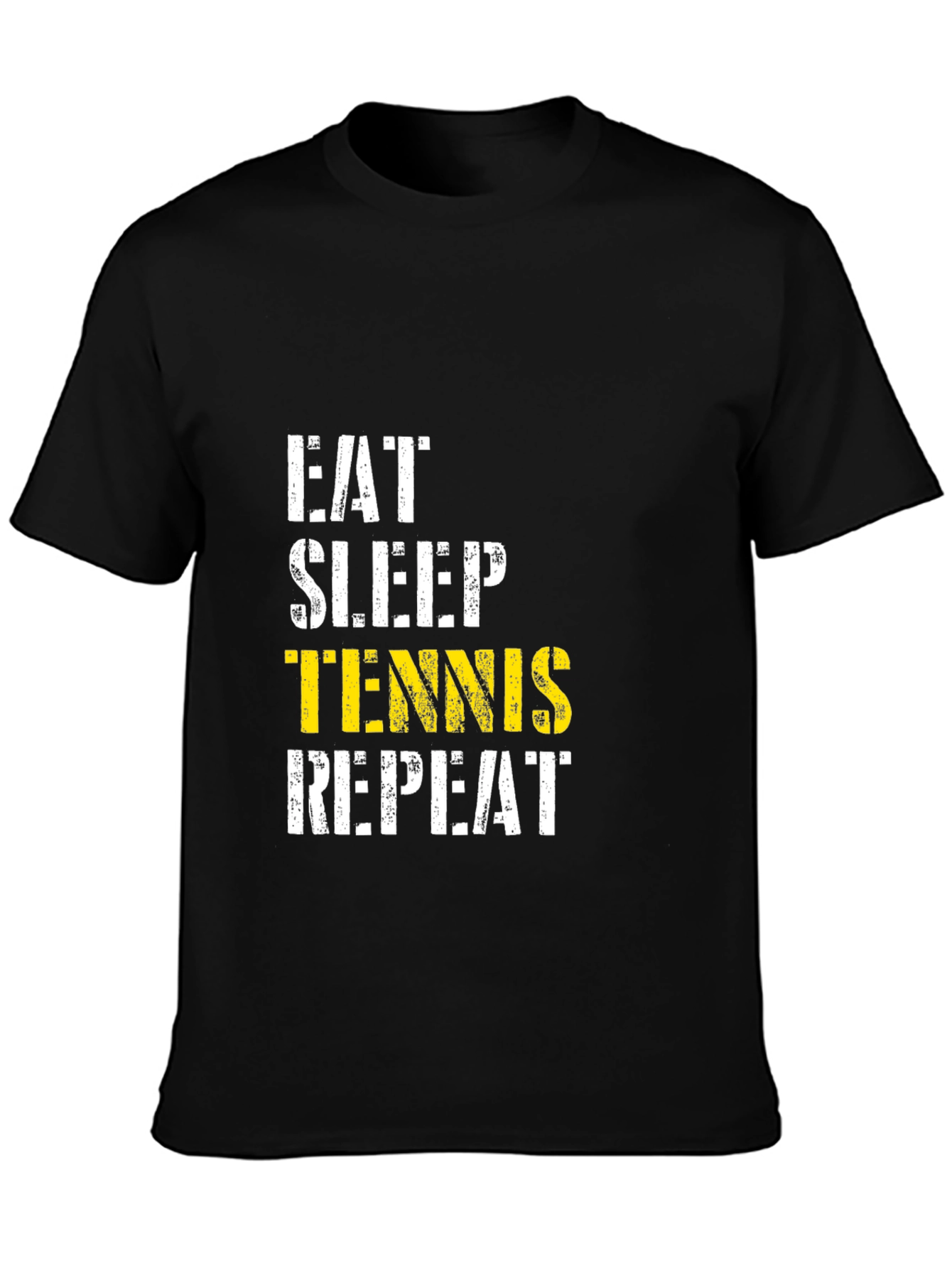 Eat Sleep Tennis Repeat Graphic T-Shirt