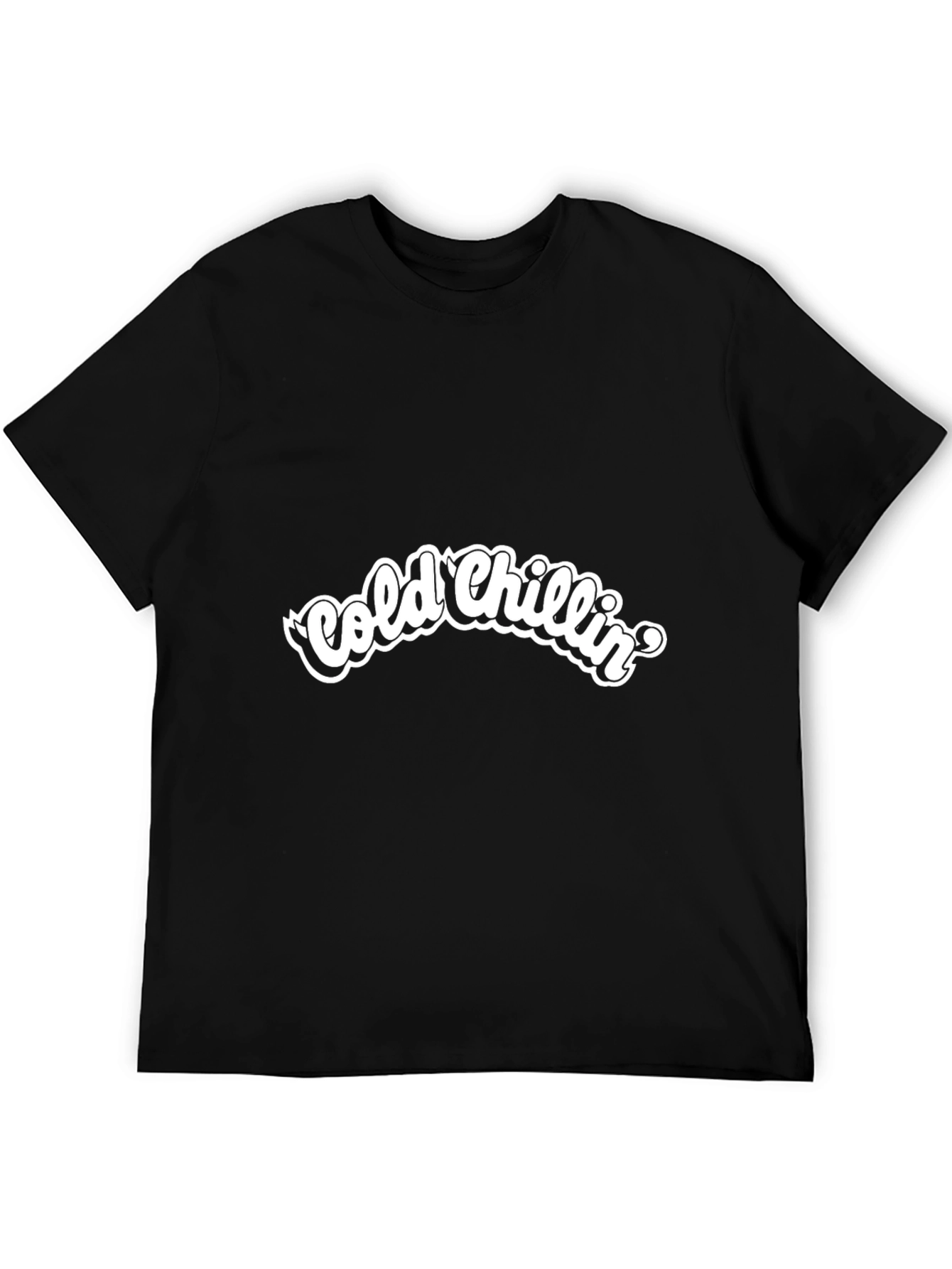 Cold Chillin Graphic Black T-Shirt