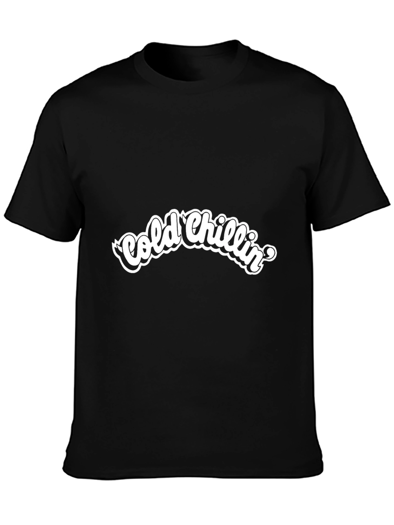 Cold Chillin Graphic Black T-Shirt