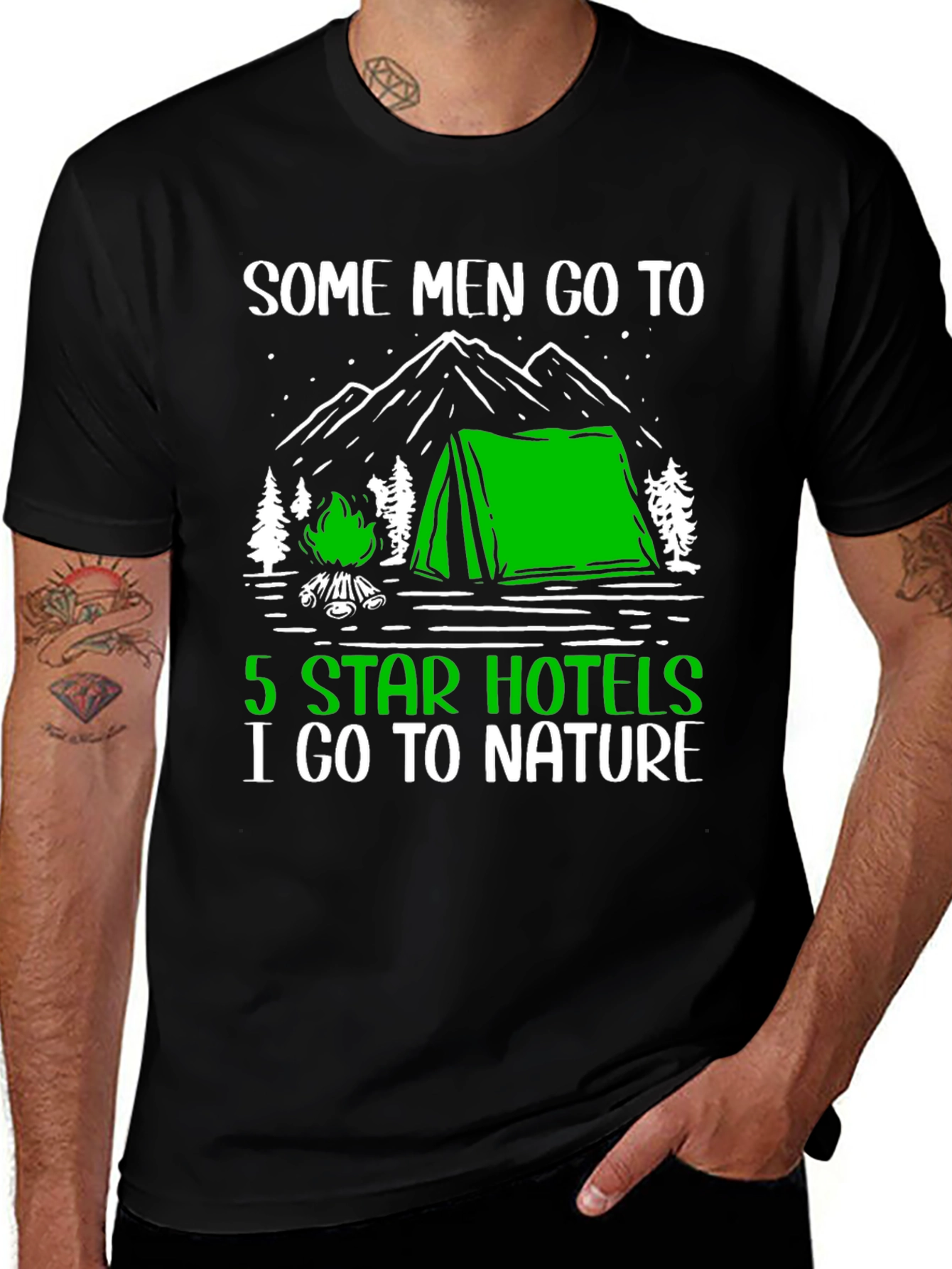 Nature Lovers Graphic T-Shirt
