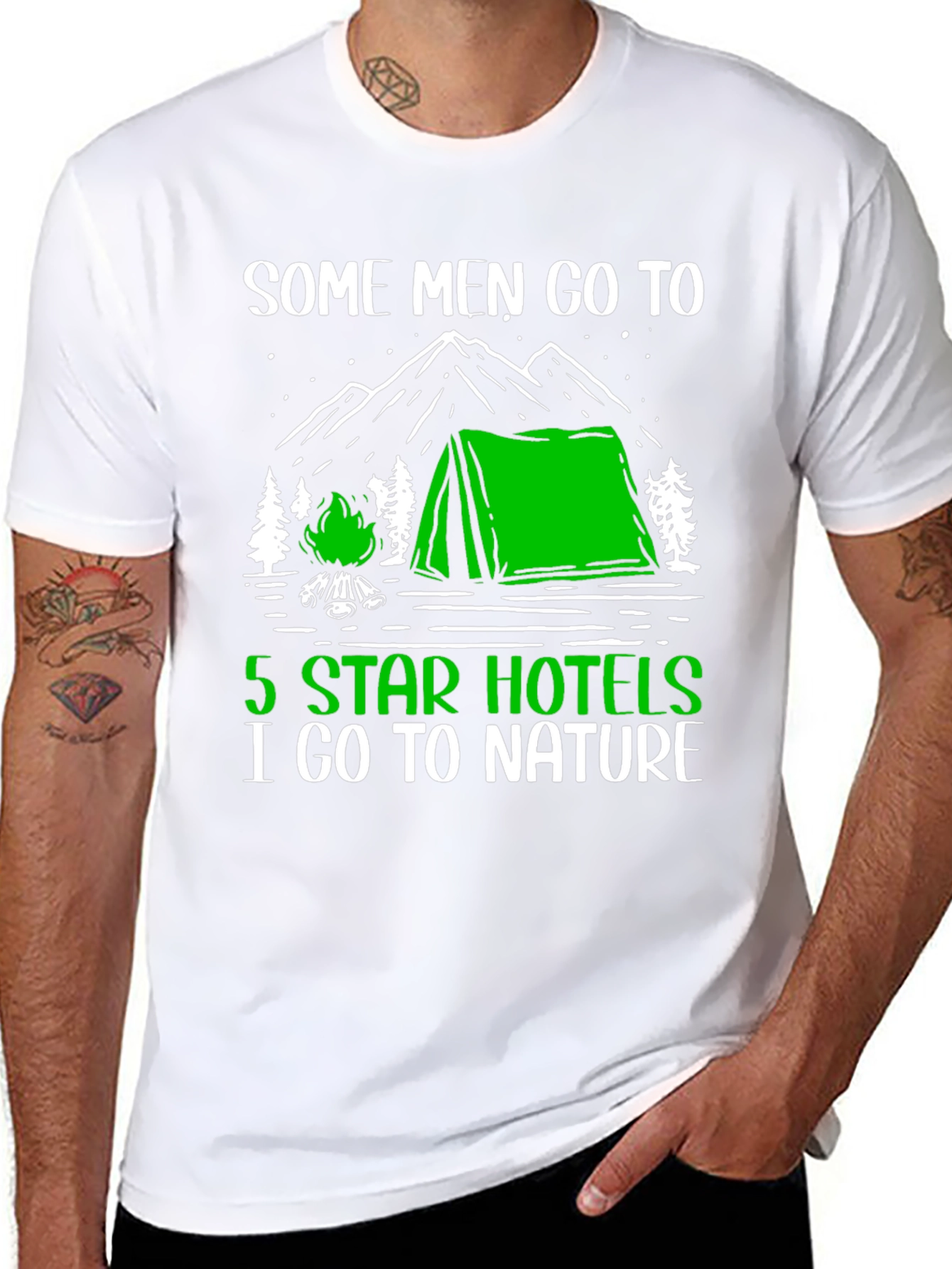 Nature Lovers Graphic T-Shirt
