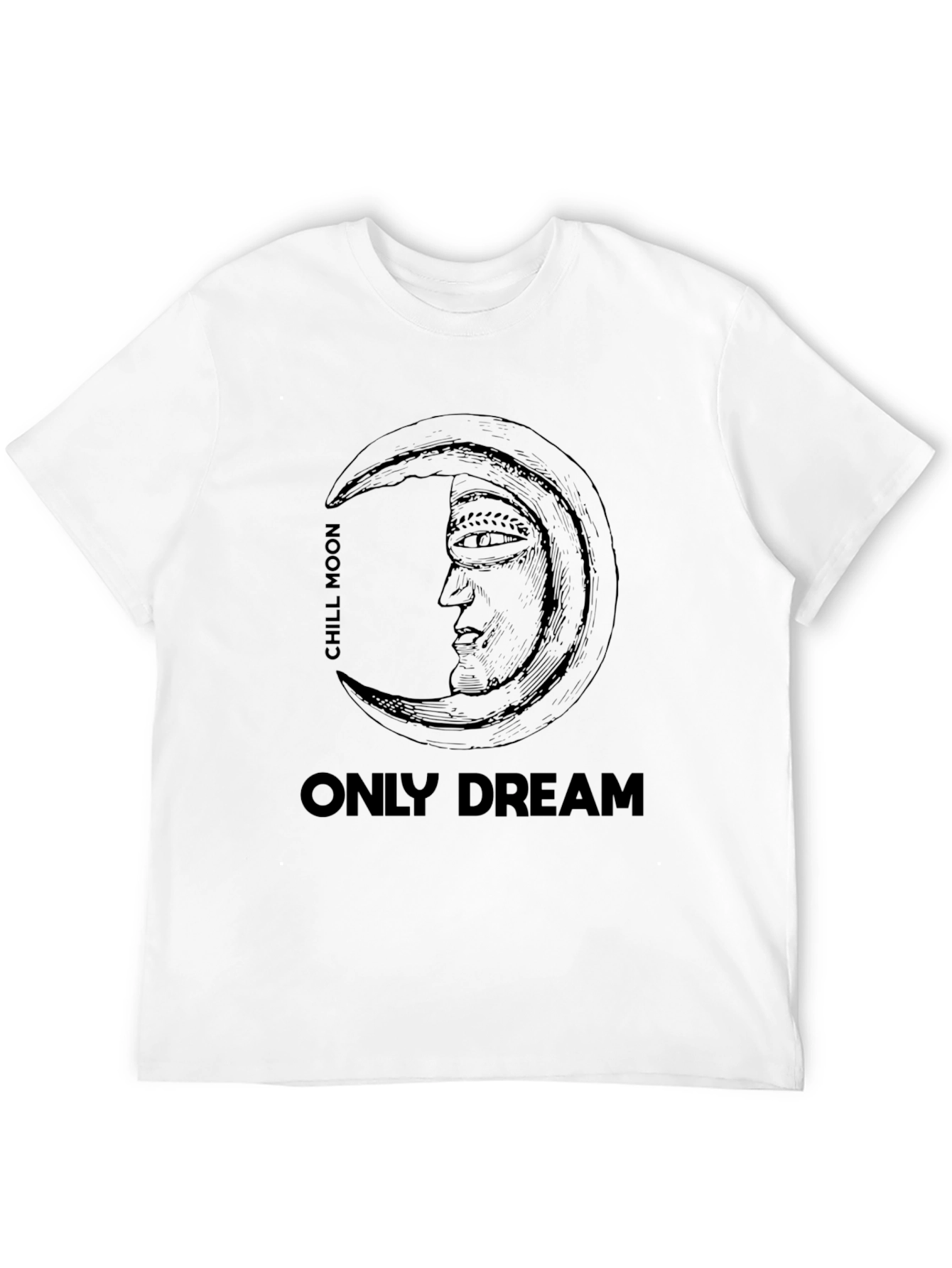 Chill Moon Only Dream Graphic Tee