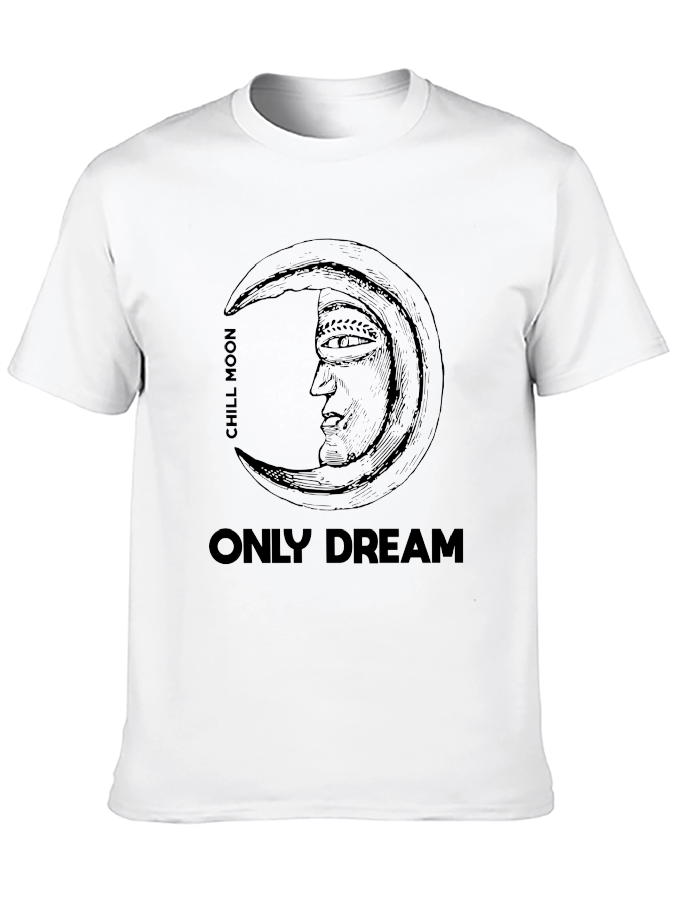 Chill Moon Only Dream Graphic Tee