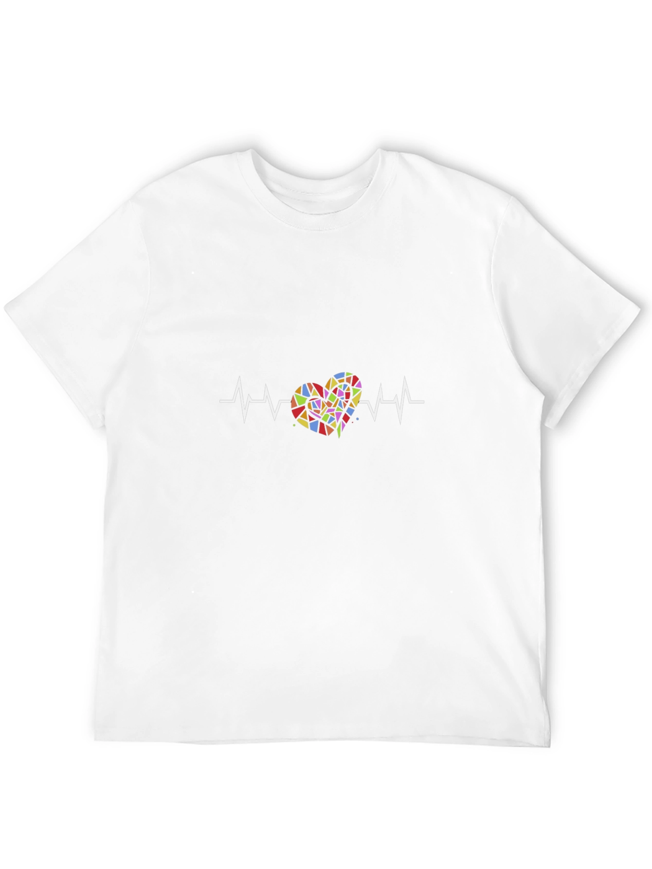 Heartbeat Mosaic Heart Graphic Tee