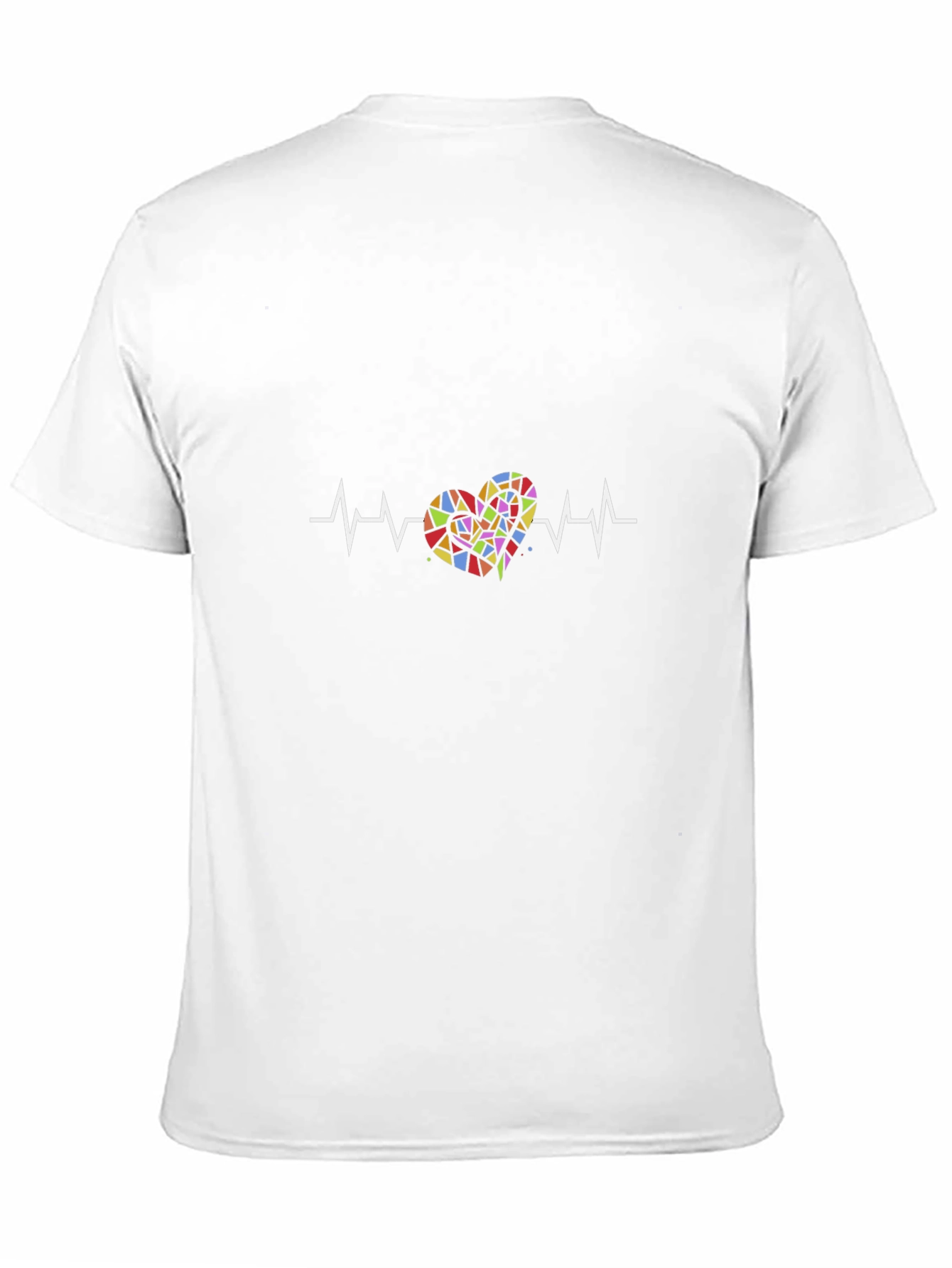 Heartbeat Mosaic Heart Graphic Tee