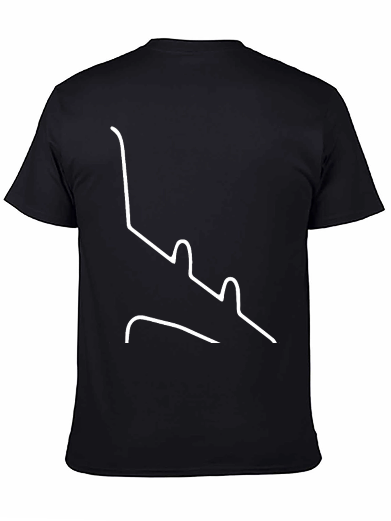 Abstract Line Art Graphic T-Shirt