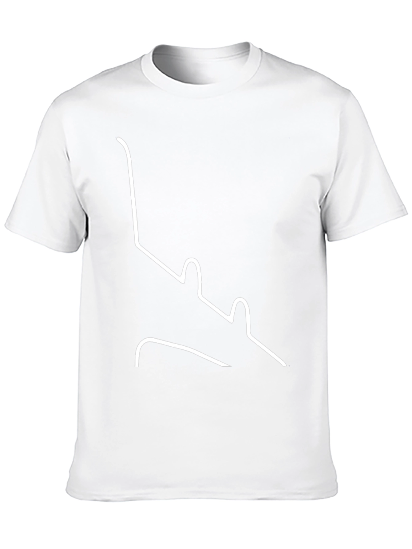 Abstract Line Art Graphic T-Shirt