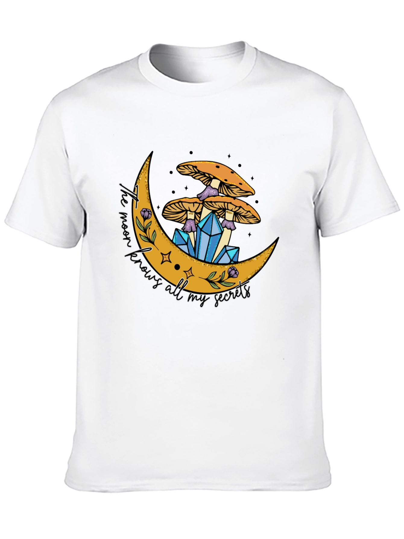 Mystic Moon Graphic Tee - Unisex Cotton Blend