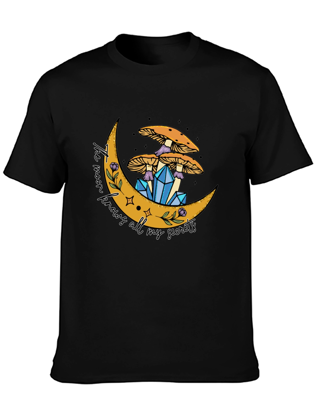 Mystic Moon Graphic Tee - Unisex Cotton Blend