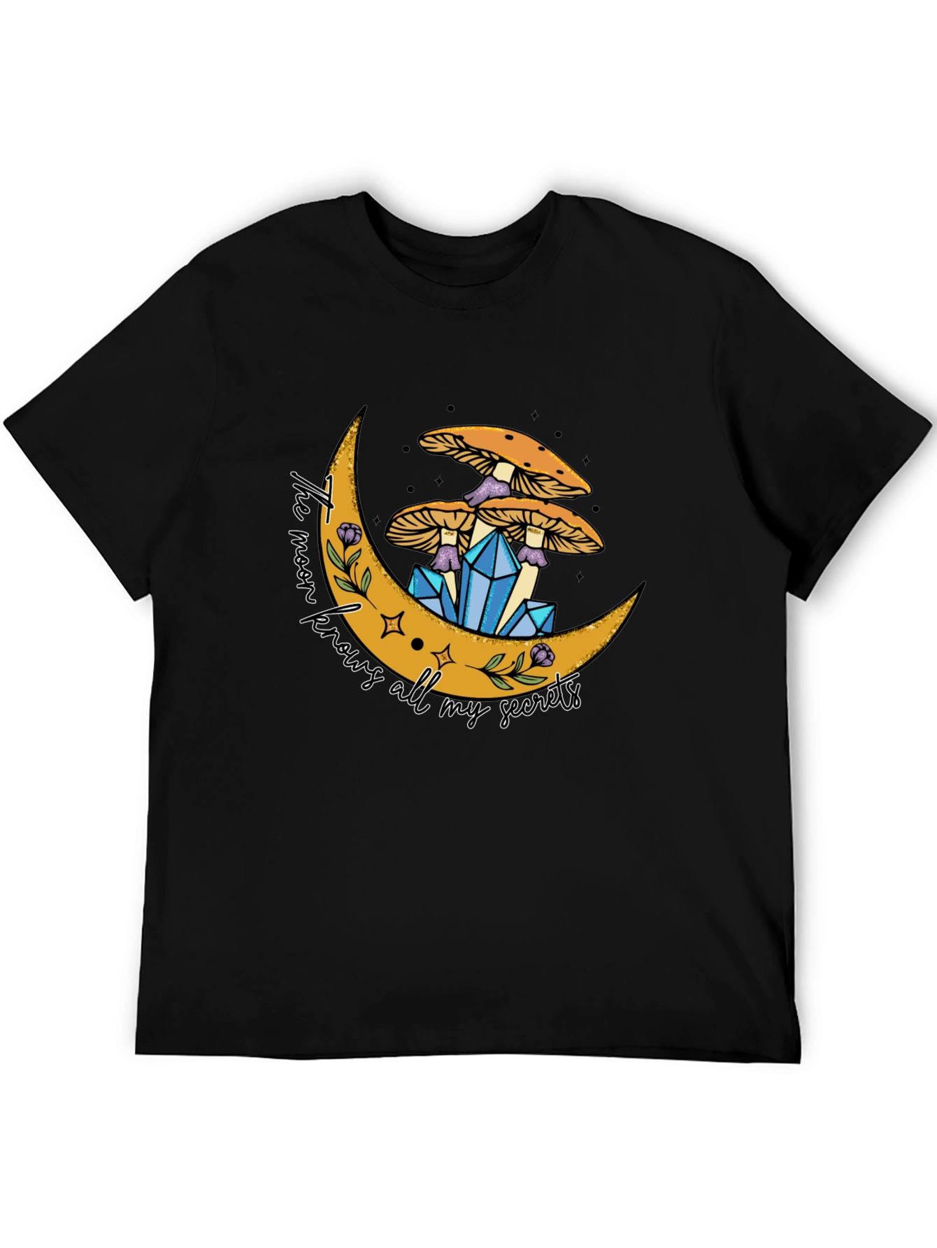 Mystic Moon Graphic Tee - Unisex Cotton Blend