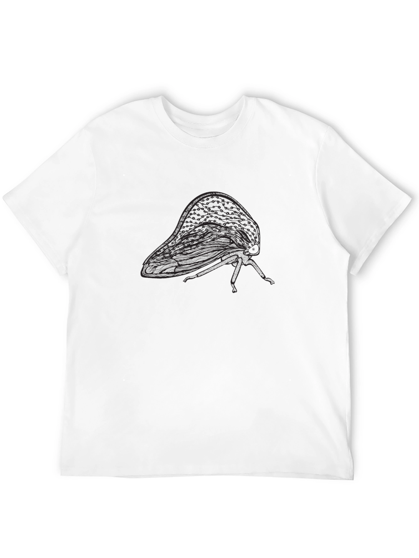 Insect Graphic Tee - Soft Black Cotton T-Shirt