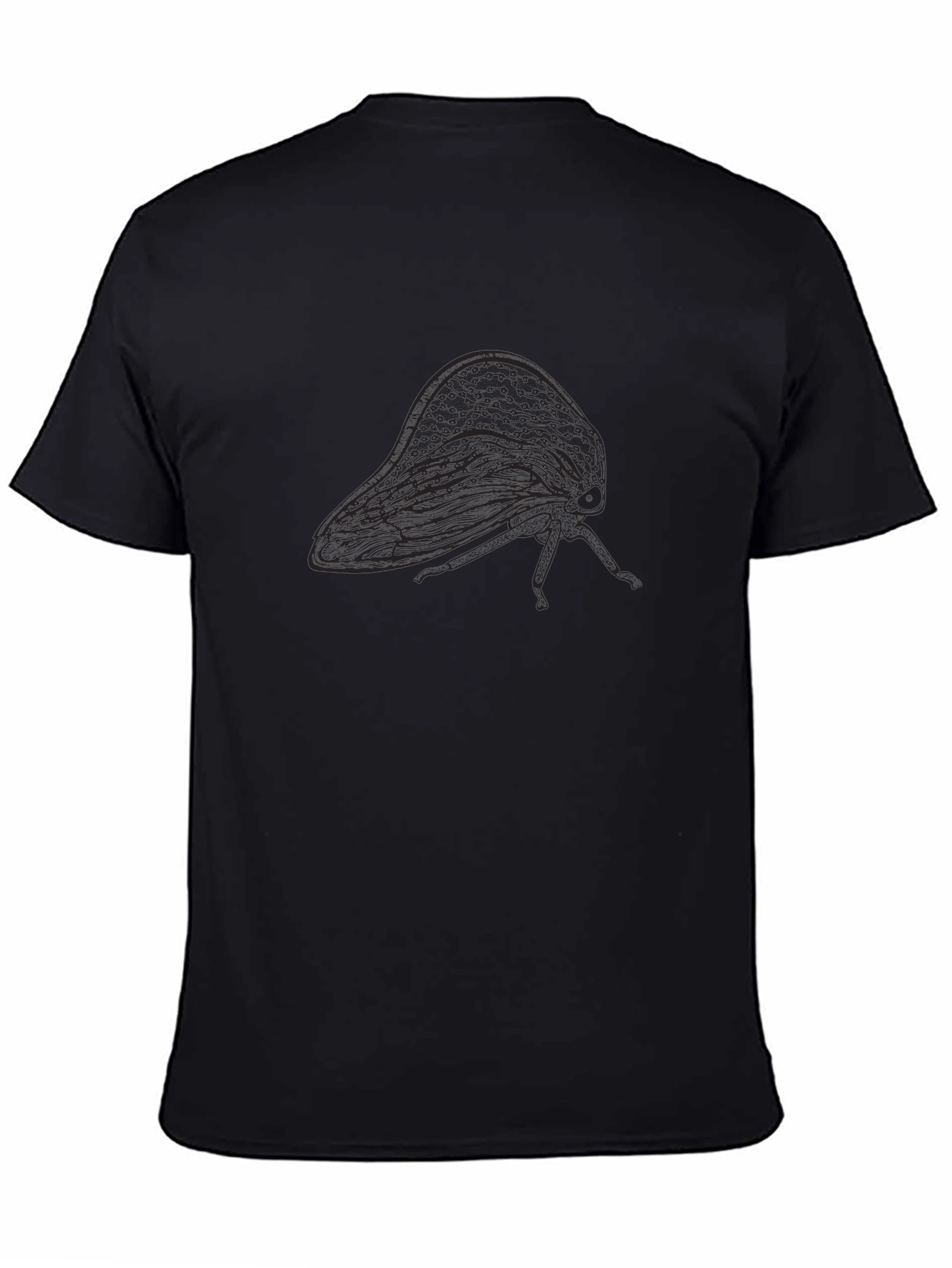 Insect Graphic Tee - Soft Black Cotton T-Shirt