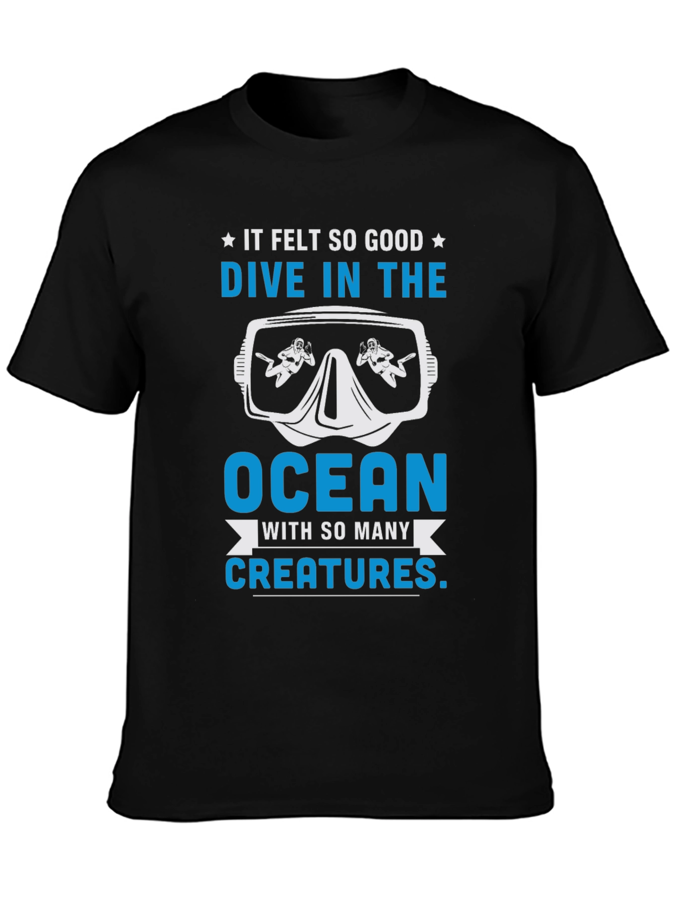 Dive in the Ocean Graphic T-Shirt