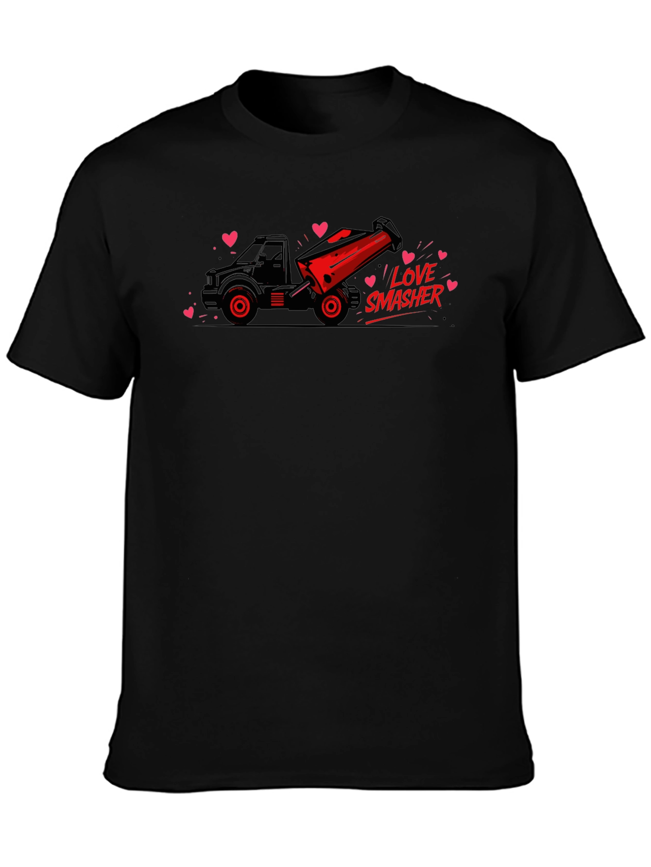 Love Smasher Truck Graphic Tee - Valentines Day