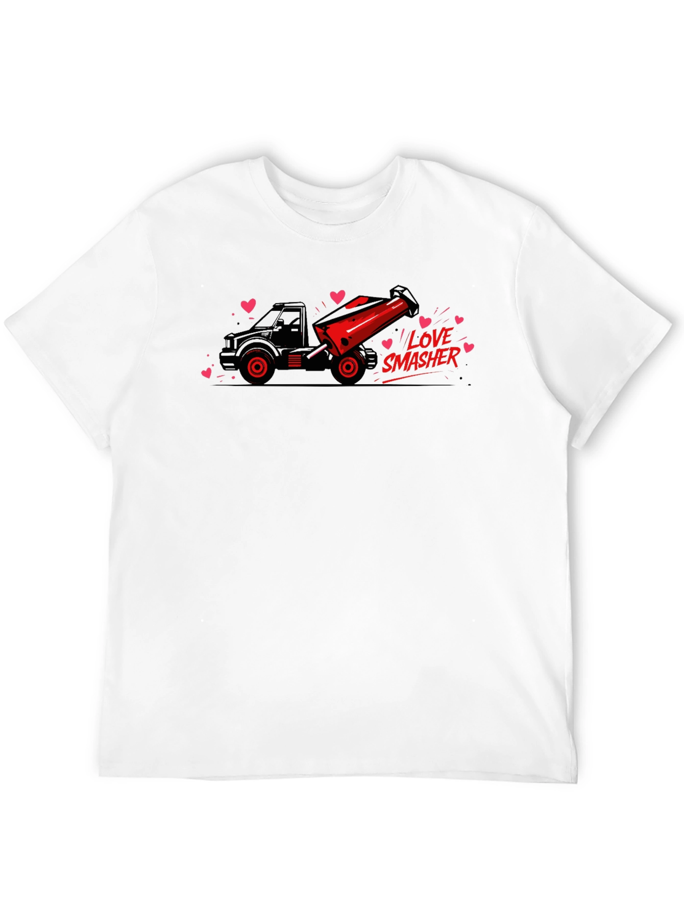 Love Smasher Truck Graphic Tee - Valentines Day