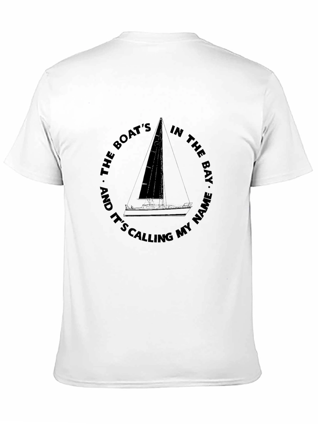 Sailboat T-Shirt - The Boats in the Bay