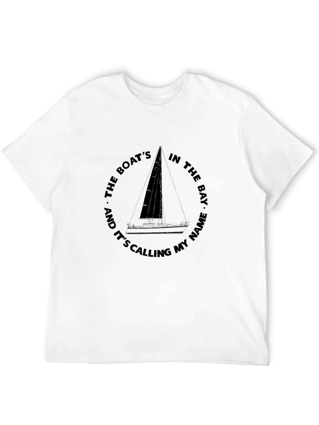 Sailboat T-Shirt - The Boats in the Bay