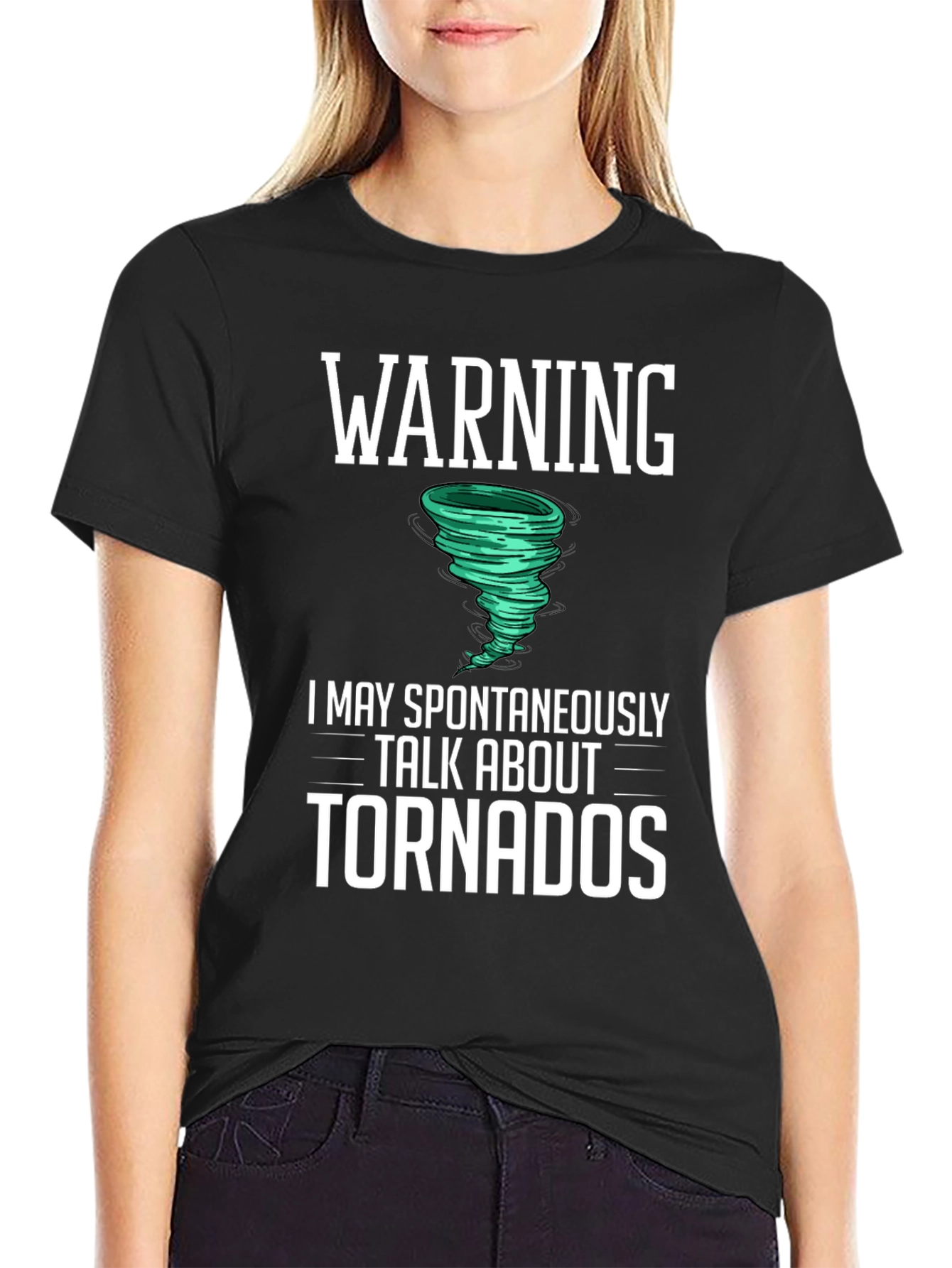 Warning Tornado T-Shirt Funny Weather Gift