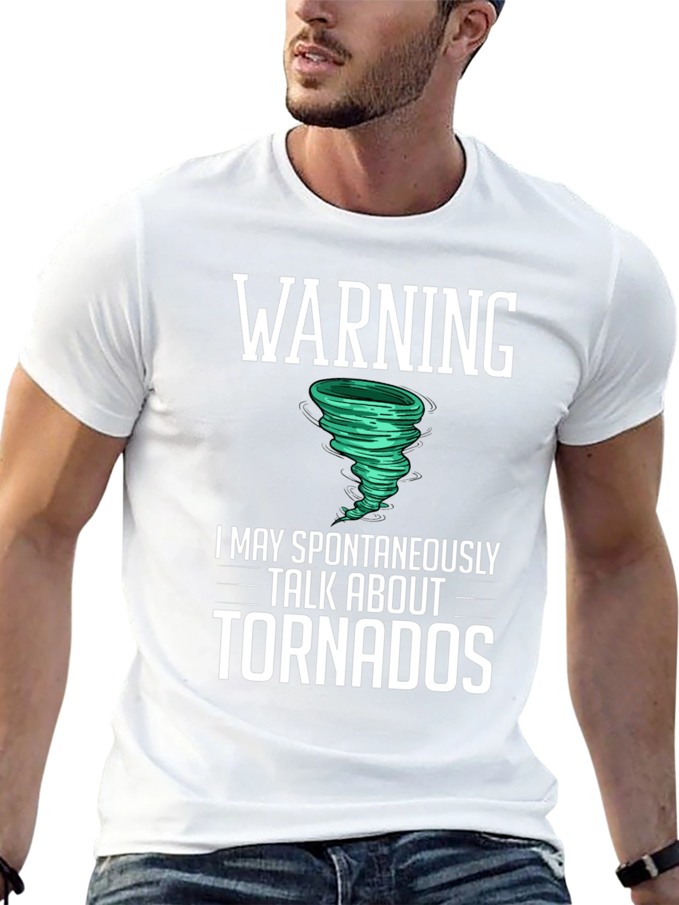 Warning Tornado T-Shirt Funny Weather Gift