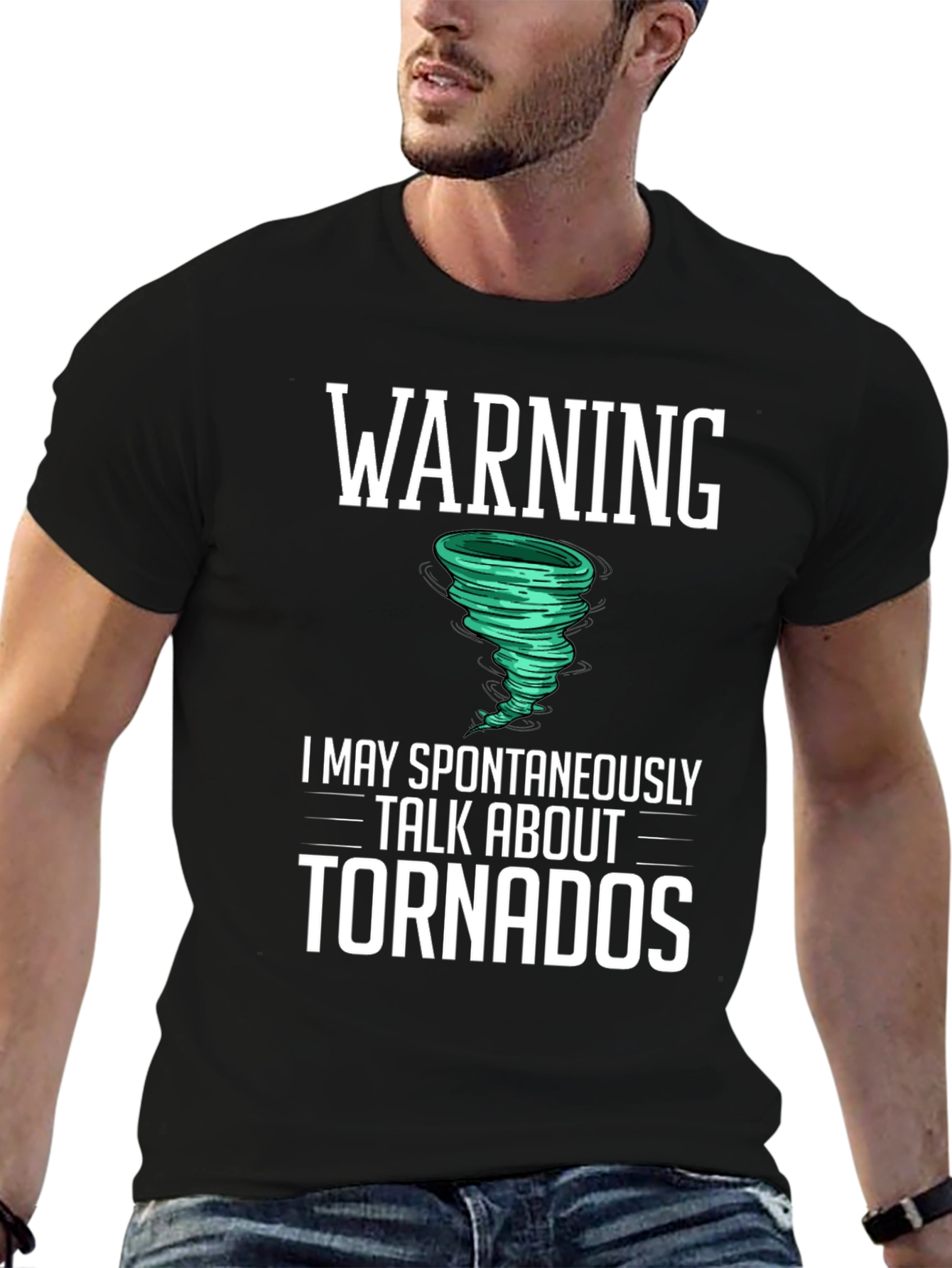 Warning Tornado T-Shirt Funny Weather Gift