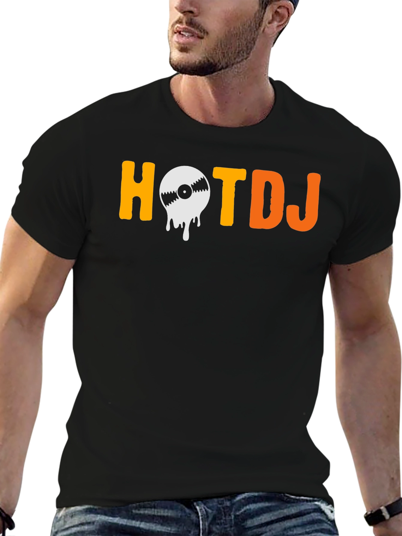 Hot DJ Graphic T-Shirt - Music Lover Tee
