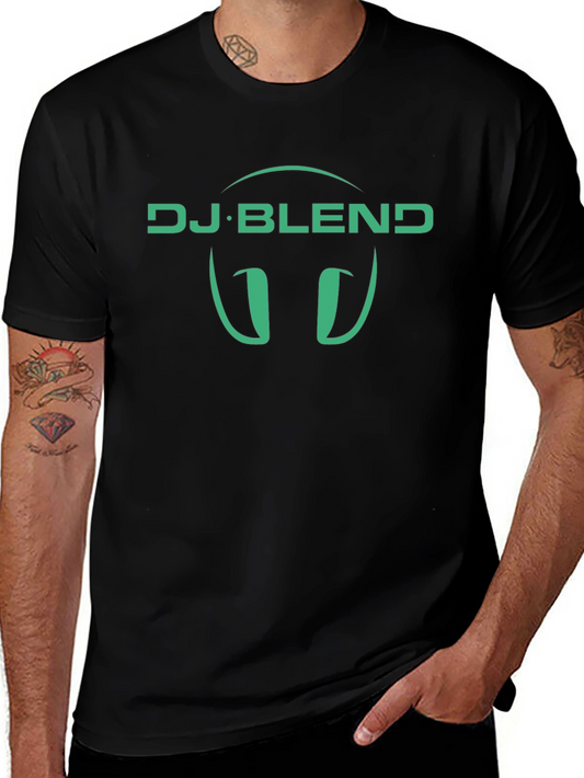 DJ Blend Black Graphic Tee