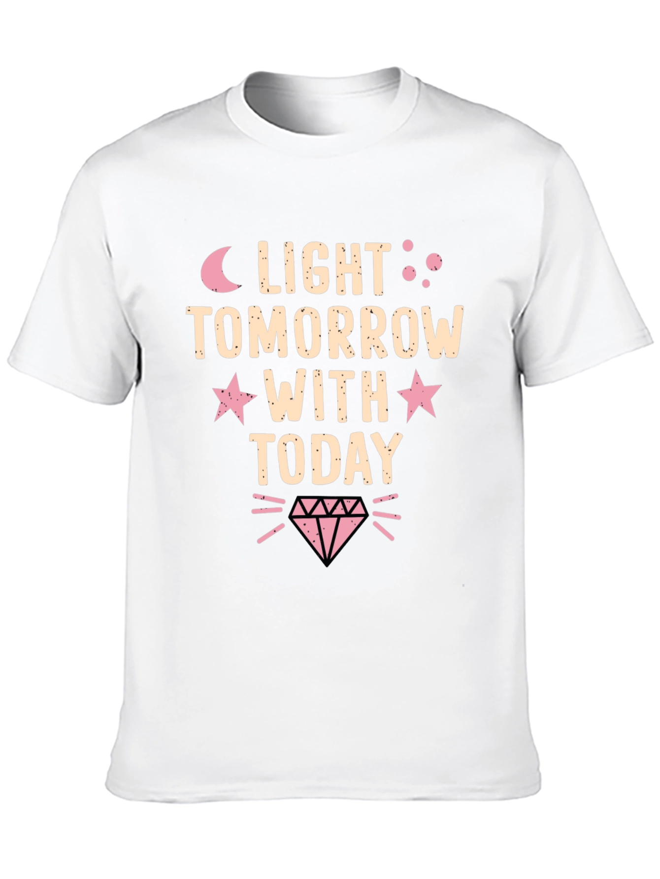 Light Tomorrow With Today Black Graphic Tee