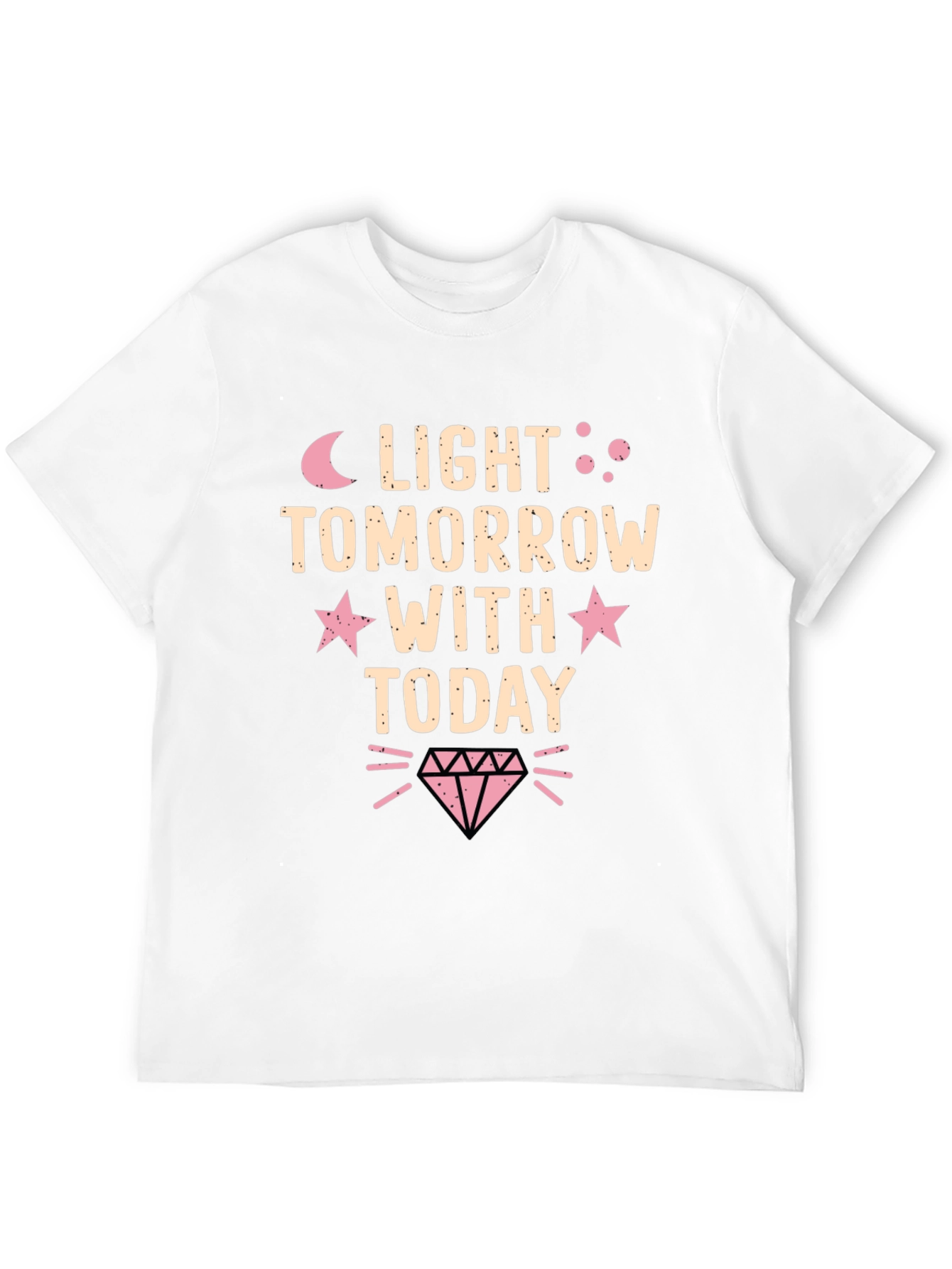 Light Tomorrow With Today Black Graphic Tee