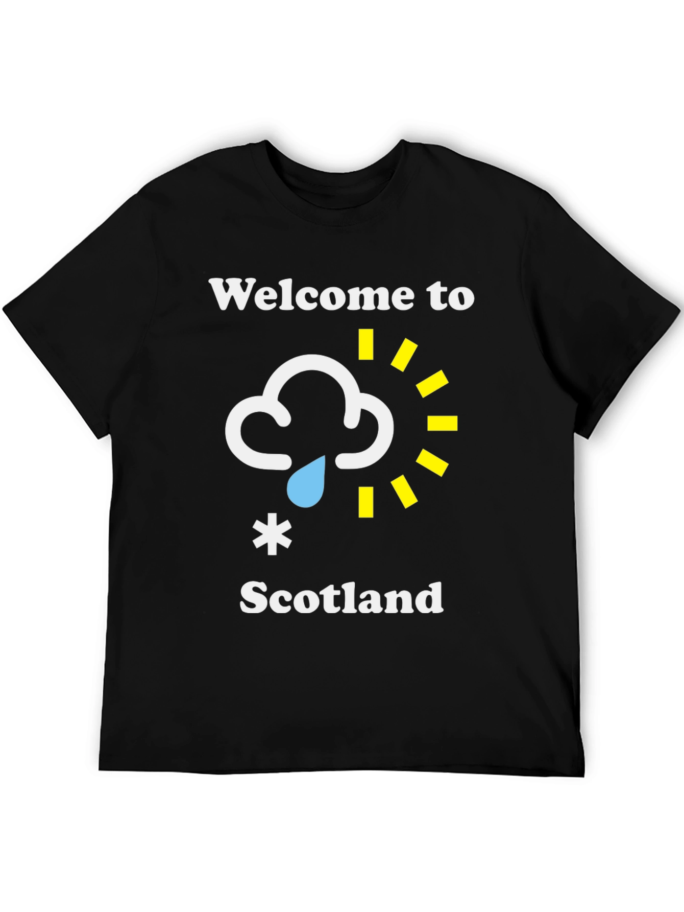 Welcome to Scotland T-Shirt Funny Weather Tee